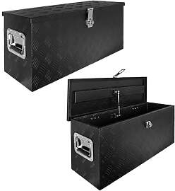 Trucky Deichselbox Schwarz Werkzeugkasten Truckbox 