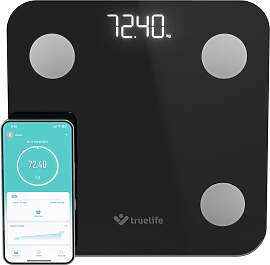 TrueLife FitScale W1 Personenwaage Black 1 St.