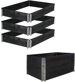 TRUTZHOLM Hochbeet aus Holz 120x80x60 cm