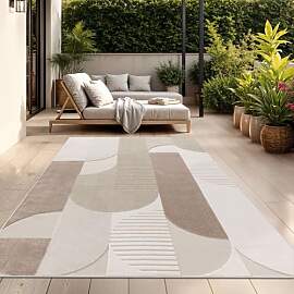 TT Home Outdoor Läufer 80x150 cm Beige,
