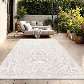 TT Home Outdoor Teppich 120x160 cm Creme,