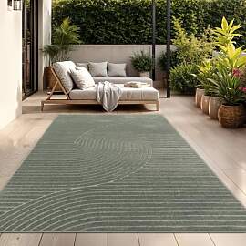 TT Home Outdoor Teppich 160x220 cm Grün,