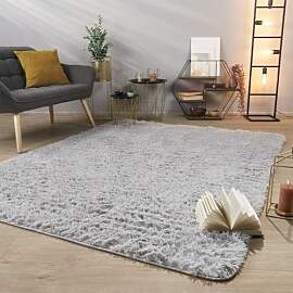 TT Home Teppich Wohnzimmer Hochflor Langflor Weich 