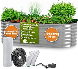 TTL GARDEN 160x80x45cm Spirit M Metall Hochbeet