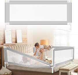 Tubiaz 2x200cm+1x180cm Bettgitter Rausfallschutz,