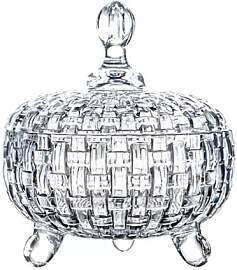 TÜDAZWKA Glas Bonbonbehälter mit Deckel