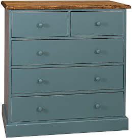 Türkise Kommode im Landhausstil Shabby Chic