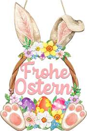 türkranz frühling osterkranz haustür ostern