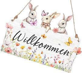 Türkranz Ostern, Beidseitiges Osterkranz Haustür 