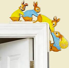 Türrahmen Deko Ostern, Osterdeko Türrahmen aus