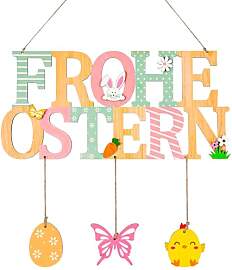Türschild Frohe Ostern,Frohe Ostern Türschild