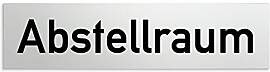 Türschilder24 Aluminium Türschild Abstellraum