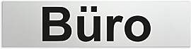 Türschilder24 Aluminium Türschild Büro 160 x 40 