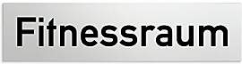 Türschilder24 Aluminium Türschild Fitnessraum