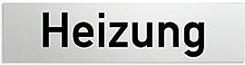 Türschilder24 Aluminium Türschild Heizung 160 x