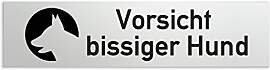 Türschilder24 Aluminium Türschild Vorsicht