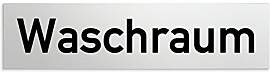 Türschilder24 Aluminium Türschild Waschraum 160