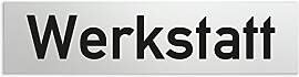 Türschilder24 Aluminium Türschild Werkstatt 160