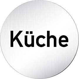 Türschilder24 XXL Türschild • Ø 100 mm •