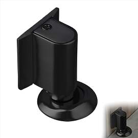 Türstopper Boden Magnetisch Schwarz, Türstopper