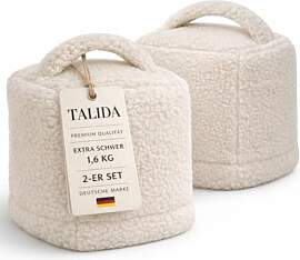 Türstopper sack 1,6KG Teddy-Stoff | mit Griff |