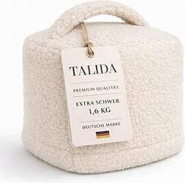 Türstopper sack 1,6KG Teddy-Stoff | mit Griff |