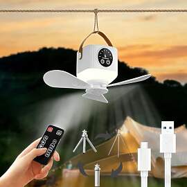 TUIBEIDAMAI Deckenventilator mit Beleuchtung