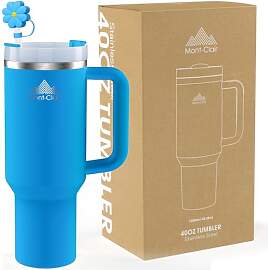 Tumbler 40oz - Trinkflasche mit Strohhalm 1.2L -