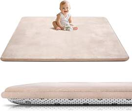 Tuocal Krabbelmatte Baby 150×180cm, 3cm Dicke