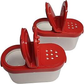 Tupperware Gewürz Zwerge Salz- und Pfefferstreuer 