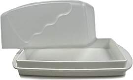 TUPPERWARE Junge Welle Butterdose weiß Butter