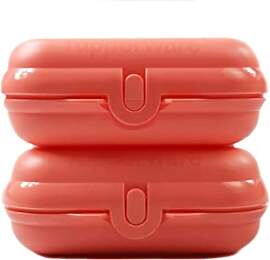Tupperware to Go Twin lachs (2) Brotdose Behälter 