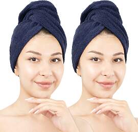 Turban-Handtuch HAMMETEX "2er Set Haarturban