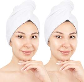 Turban-Handtuch HAMMETEX "2er Set Haarturban