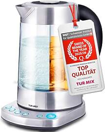 TURMIX 2in1 Teekocher elektrisch mit Wasserkocher
