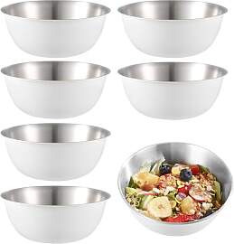 Tutamaz Edelstahl Schüssel Set, 6Pcs Ø 17 cm