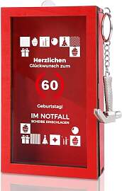 Tutukyle 60 Geschenk Lustige Notfallbox mit