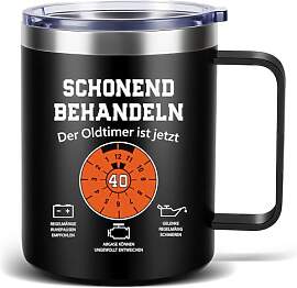 TUZELIYA Thermobecher 350ml Edelstahl 40