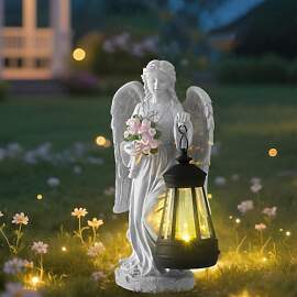 Tuzsocr Solar Engel Gartenstatuen -