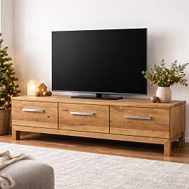 TV Lowboard Eiche massiv 180 cm