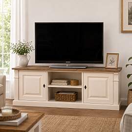 TV-Lowboard im Landhausstil Shabby Chic,