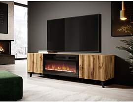 TV-Lowboard Tilderi 180 mit Kamin