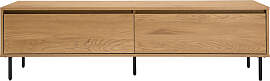 TV-Möbel mit hellem Holzfinish in Eiche 2