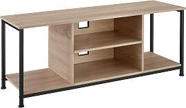 TV-Regal mit 4 offenen Fächern und verstellbarem