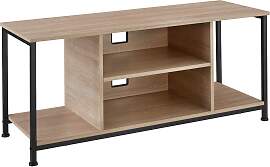 TV-Regal mit 4 offenen Fächern und verstellbarem