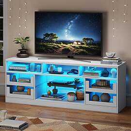 TV Schrank für Fernseher bis 65 Zoll, TV Lowboard 