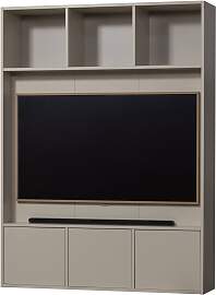 TV-Schrank Meggy Kiefer FSC, modern mit Push to