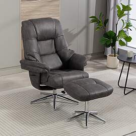 TV-Sessel DUO COLLECTION "Burnaby", grau 
