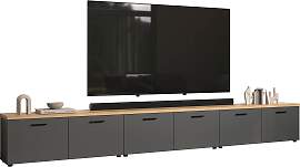 TV-Wand HOME AFFAIRE "Bajo", anthrazit,