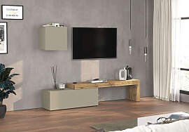TV-Wand OTTO HOME "Chronos TV-Set, Wohnwand